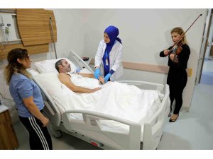 Hasta yakınlarına dualı manevi destek