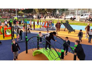 Tarsus’ta çocuklara karne hediyesi Survivor Park açıldı