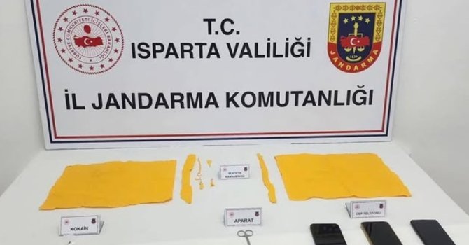 Isparta’da jandarmanın uyuşturucu operasyonunda 2 şüpheli tutuklandı
