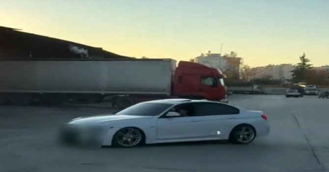 Antalya’da drift yapan sürücüye sosyal medya paylaşımı sonrası ceza