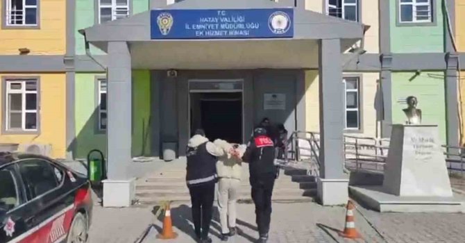 Hatay’da 750 bin liralık hırsızlık şüphelisi tutuklandı