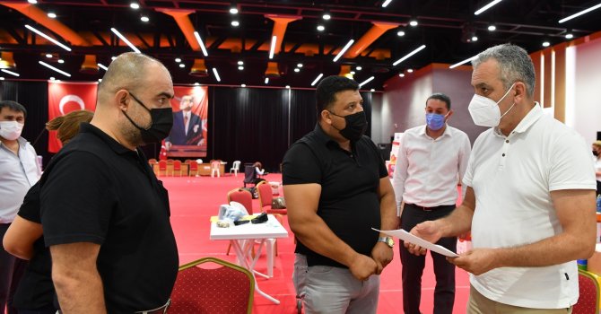 KONYAALTI'NDA MANAVGAT SEFERBERLİĞİ