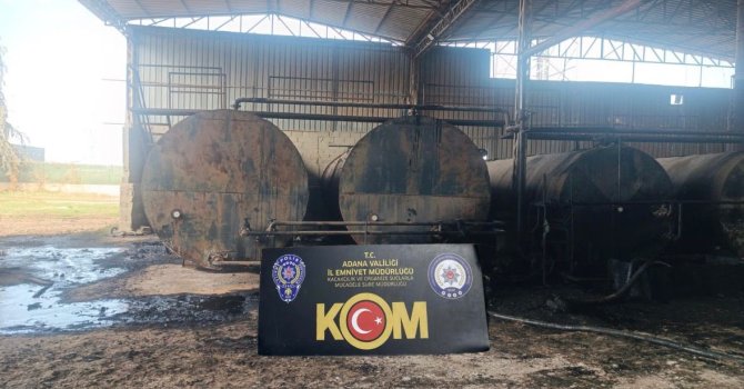 Adana’da 115 bin litre kaçak akaryakıt ele geçirildi