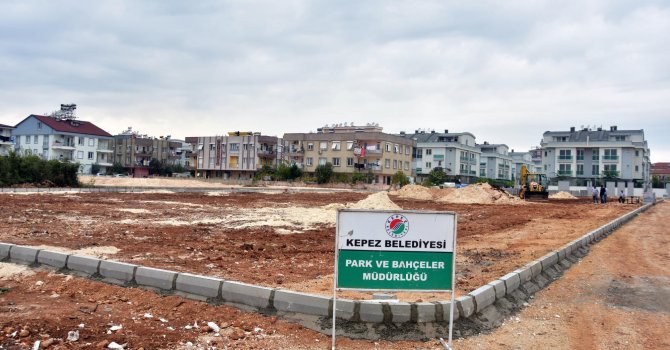Kepeze yeni semt parkı