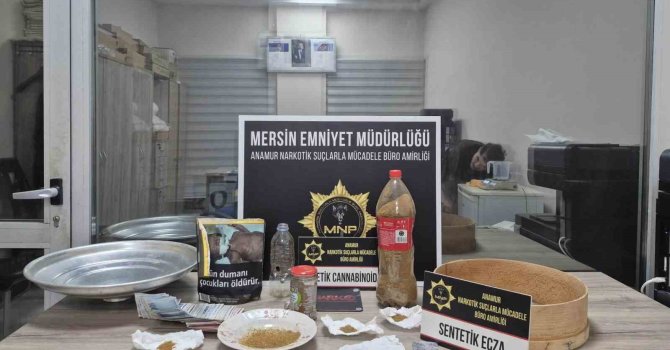 Anamur’da uyuşturucu operasyonu: 2 tutuklama