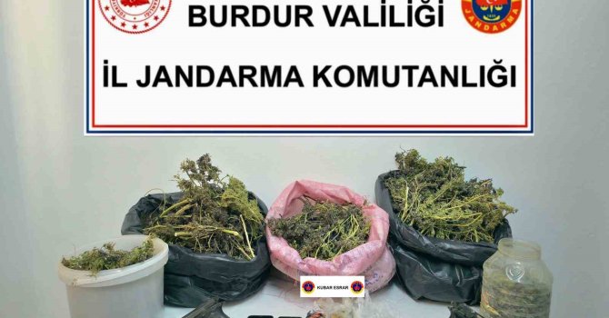 Burdur’da jandarmadan uyuşturucu operasyonu: 2 tutuklama