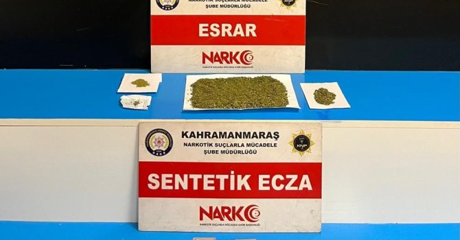 Kahramanmaraş’ta uyuşturucu ve kaçak telefonlar ele geçirildi: 1 tutuklama