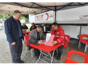 Mersin’de din görevlilerinden Ramazan öncesi kan bağışı