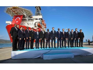 Çağrı Bey sondaj gemisi, Bakan Bayraktar’ın katıldığı törenle Somali’ye uğurlandı