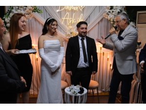 Kemer Belediyesi Kadınlar Lokali’nde ilk nişan merasimi