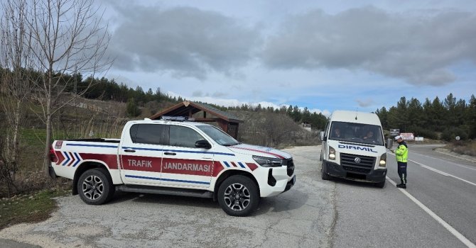 Burdur’da 84 araç trafikten men edildi