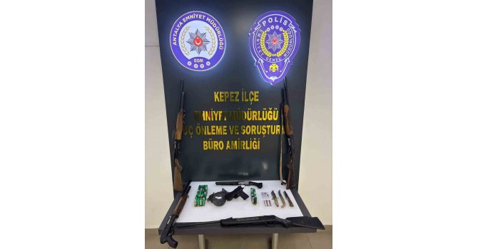 Antalya’da şafak ve huzur operasyonunda 5 gözaltı