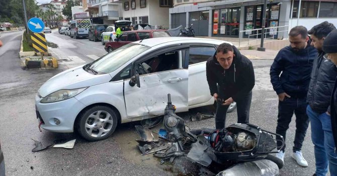 Kaza yapan motosikletli ehliyetsiz çıktı, 66 bin 590 TL ceza kesildi