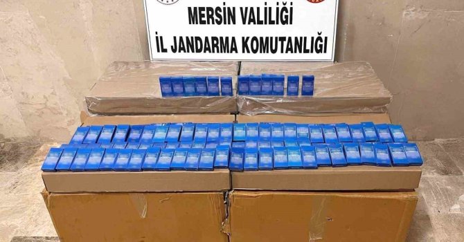 Mersin’de 10 bin 500 paket kaçak sigara ele geçirildi