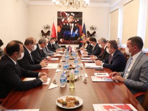 Başkan Böcek THK işbirliği protokolü ön toplantısına katıldı