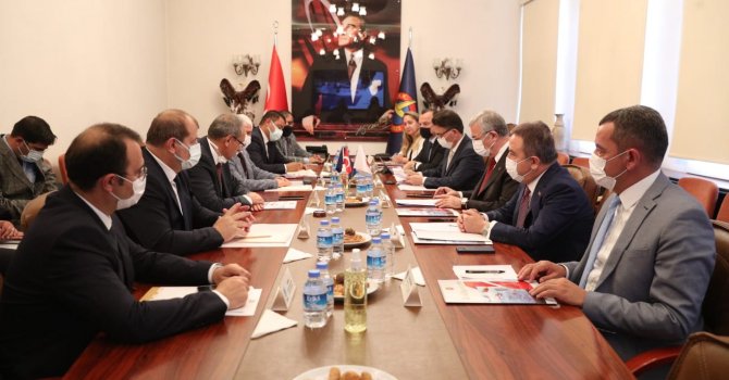 Başkan Böcek THK işbirliği protokolü ön toplantısına katıldı