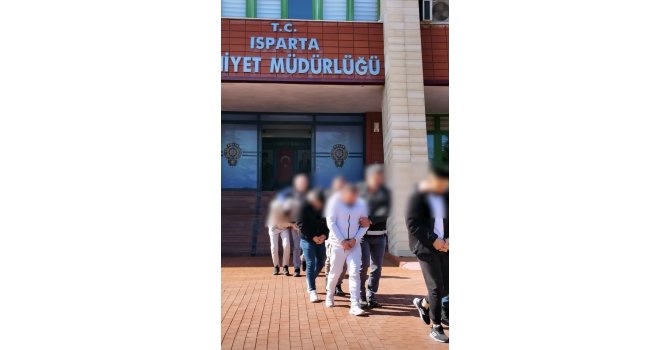 Isparta’da uyuşturucu operasyonu: 2 şüpheli tutuklandı