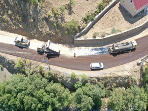 Gazipaşa Sugözü grup yolu asfaltlanıyor