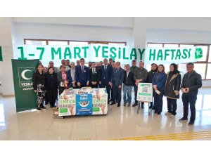 Yüreğir Kaymakamlığında Yeşilay Haftası standı açıldı