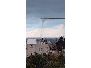 Akdeniz’de oluşan hortum kamerada