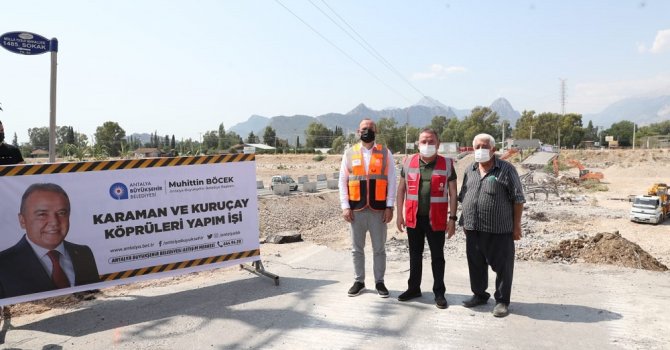Başkan Böcek; “Yeni yıla yeni köprülerle gireceğiz”