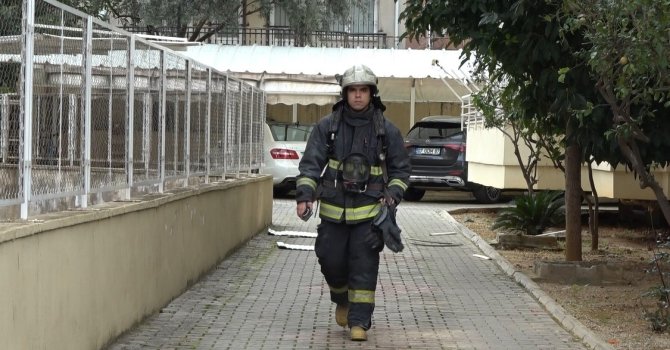 Alanya’da apartman dairesinde yangın çıktı