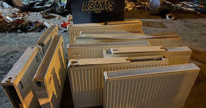 İskenderun’da kalorifer peteği hırsızları yakayı ele verdi