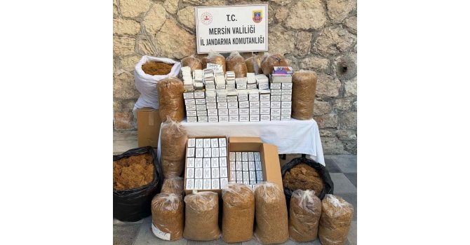 Mersin’de kaçak makaron operasyonu: 1 gözaltı