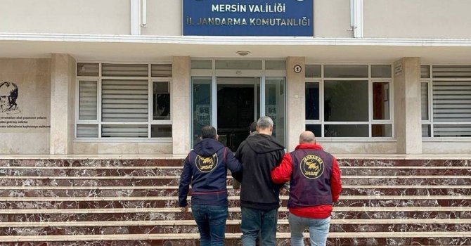 Mersin’de 19 yıl hapis cezası bulunan şahıs jandarmadan kaçamadı