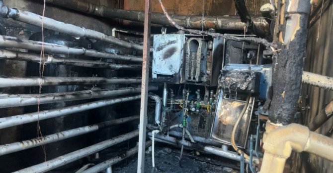 Alanya’da otelin kazan dairesinde çıkan yangın korkuttu