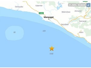 Antalya Körfezi’nde 4,1 deprem