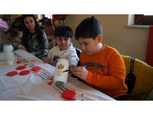 Kahramanmaraş’ta çocuklaR Ramazan kandili tasarladı