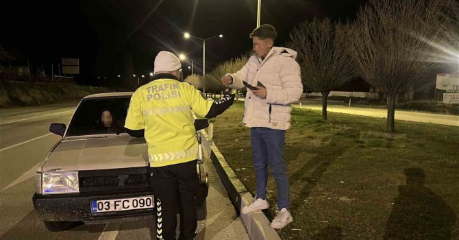 Uygulama noktasında ’dur’ ihtarına uymadı, yakalanınca ’araçlar vardı yanaşamadım’ dedi