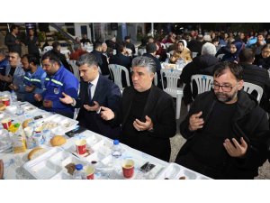 Akdeniz’de birlik sofrası: Kaymakam Şener personelle iftar yaptı