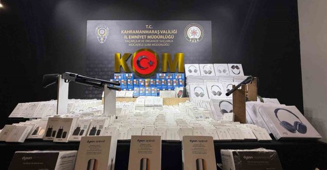 Kahramanmaraş’ta uyuşturucu ve kaçakçılık operasyonu: 1 tutuklama