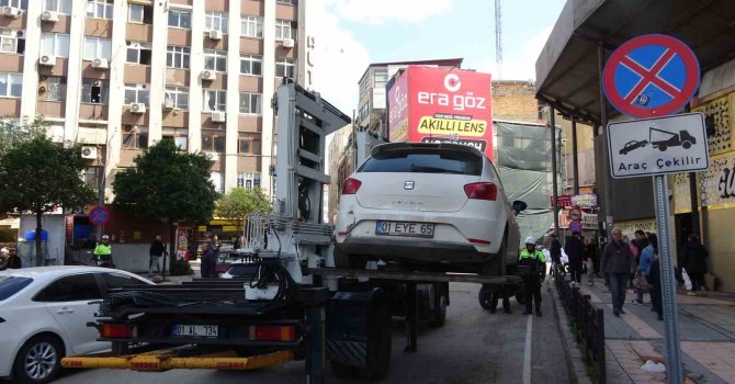 Hatalı park yapan 150 araca ceza yağdı