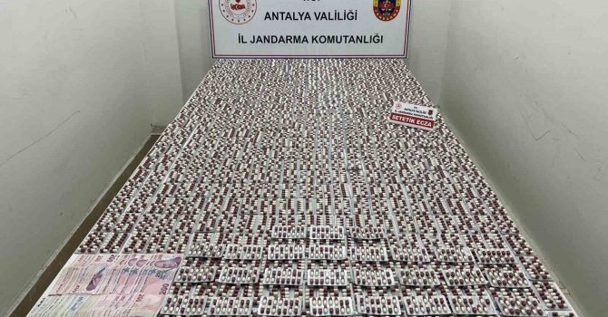 Kepez’de 15 bin adet uyuşturucu hap ele geçirildi