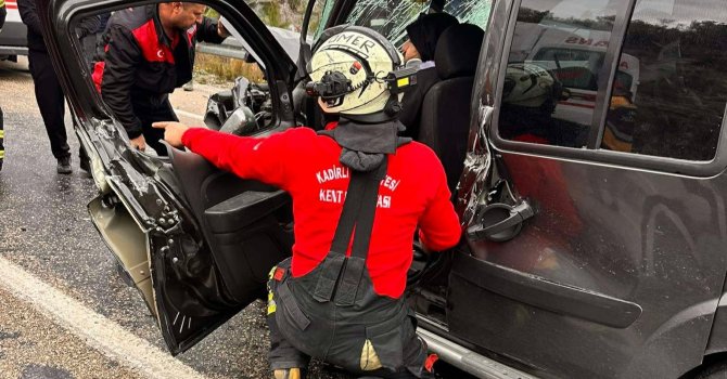 Osmaniye’de trafik kazası 1 ölü 3 yaralı