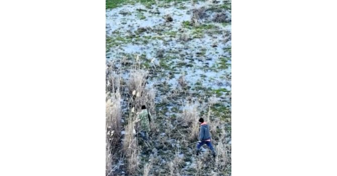 Burdur’da kaçak avcılar drondan kaçamadı