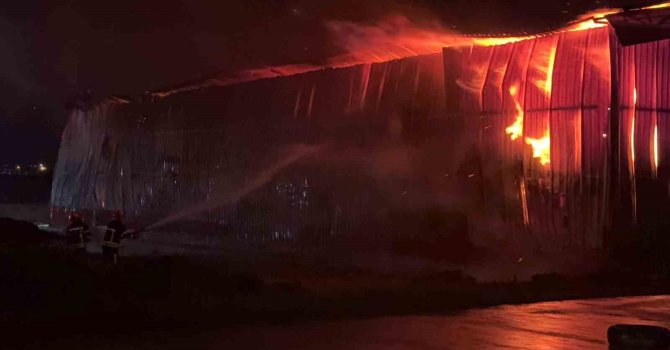 Osmaniye’de karton fabrikasında yangın