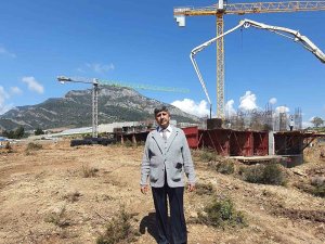 Anamur’da yapılacak caminin kıblesi yerinde belirlendi