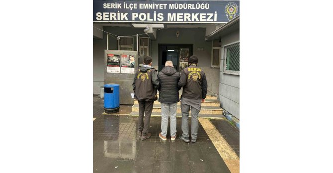 10 yıldır firari olan hükümlü Serik’te yakalandı