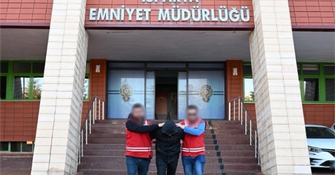 Isparta’da 17 yıl 5 ay hapis cezası bulunan şahıs yakalandı