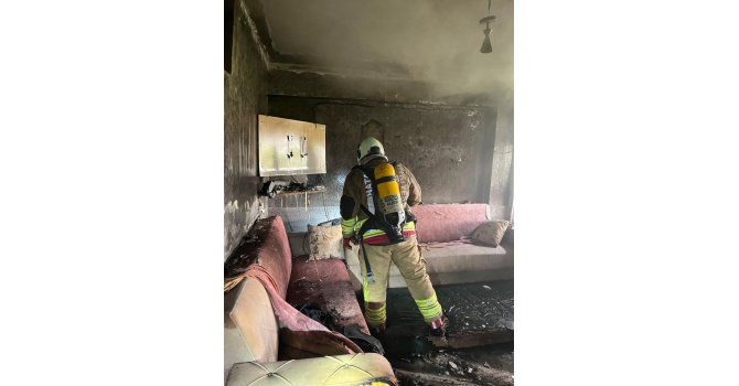 Samadağ’da ev yangını