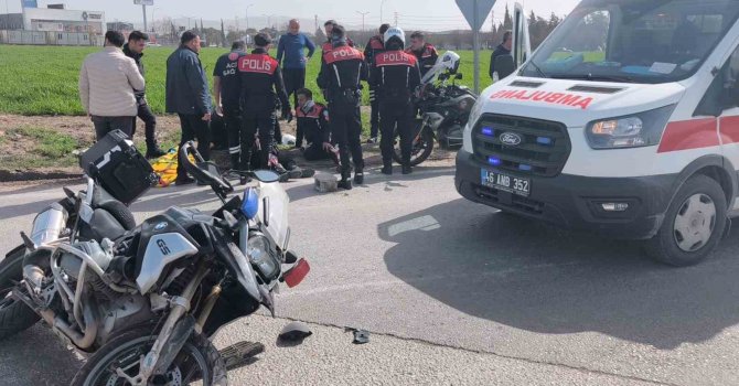 Kahramanmaraş’ta ehliyetsiz sürücü polislere çarptı: 2 polis yaralı