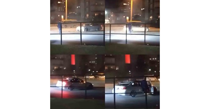 Trafikte drift atan sürücü gözaltına alındı