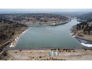 Yağışlarla dolan gölet, binlerce dönüm sulanmadan tekrar boşalacak