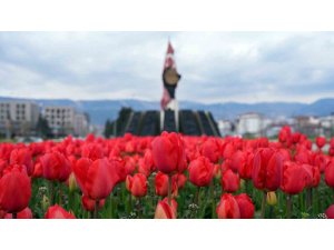 Kahramanmaraş’ta kavşaklarda görsel şölen