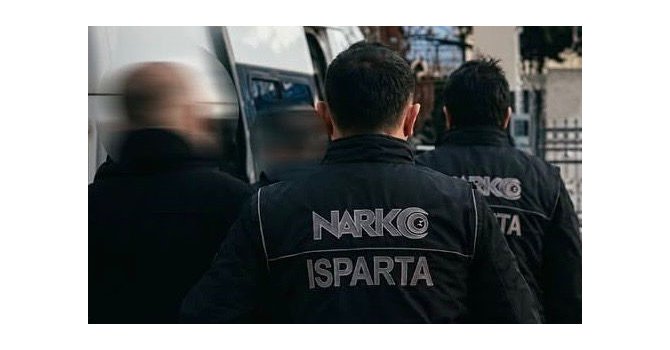 Isparta’da uyuşturucu operasyonunda 2 şüpheli tutuklandı