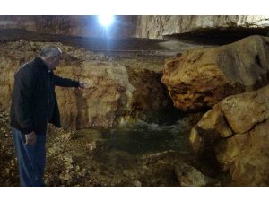 Cennet Obruğu’ndan 13 yıl sonra su çıktı